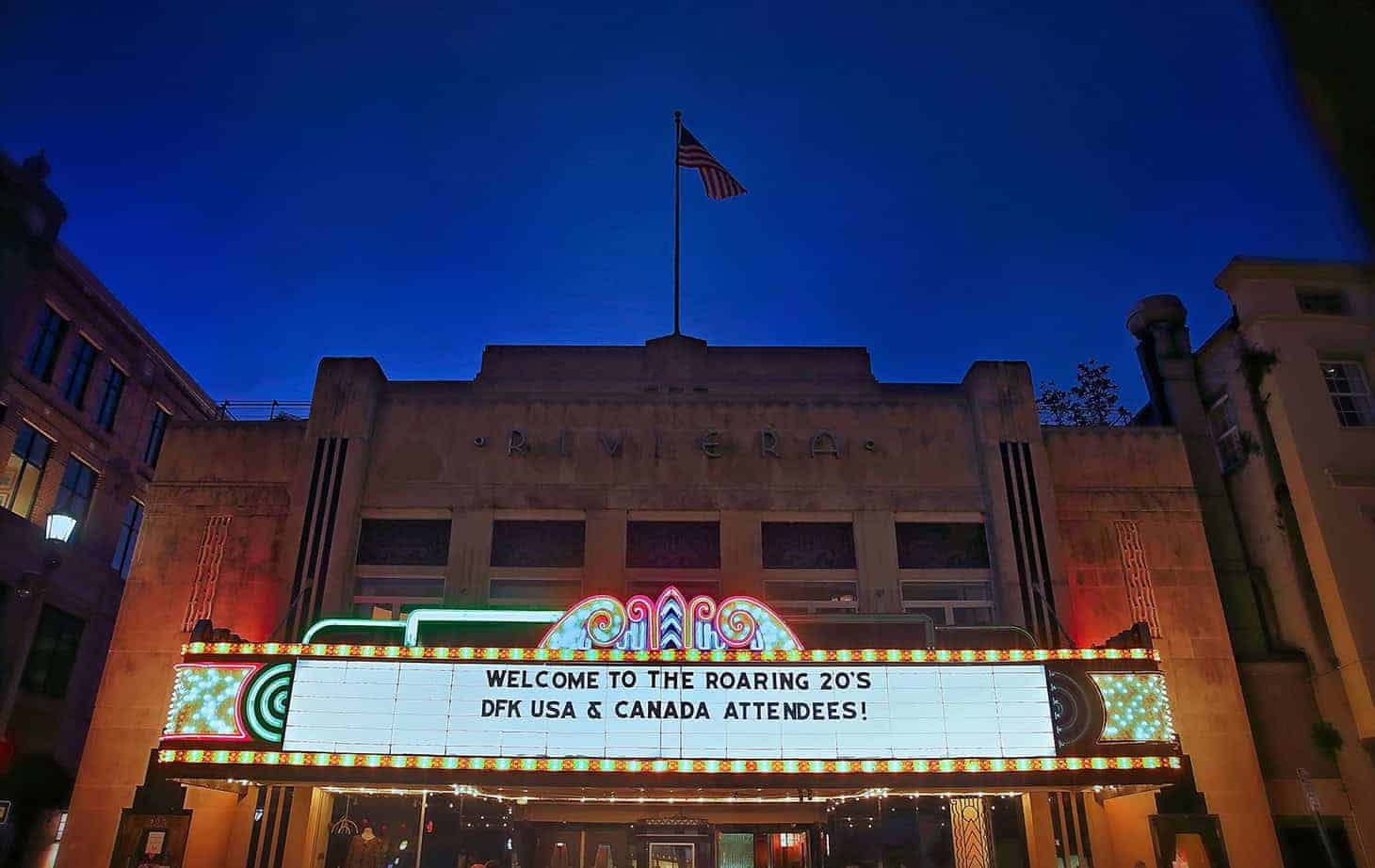 This photo features the Riviera Theater for a corporate event we captured there.